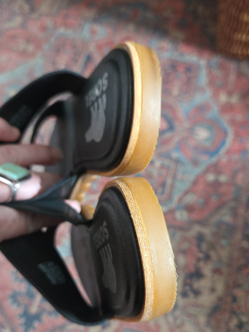 Sorel Womens Leather 2 Strap Slides Size 7 - Picture 6 of 6